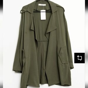 Trendyol Khaki Women's Trench Coat